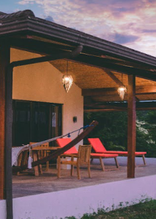 hillside bungalow custom home front