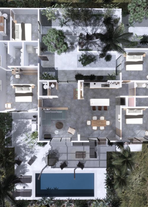 Villa de Casbah 4BR Floorplan